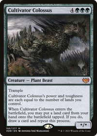 Cultivator Colossus - Promo Pack: Dominaria United (PPDMU) #195p - Mythic Magic: The Gathering Trading Card