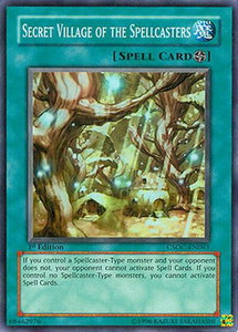 Secret Village of the Spellcasters - Crossroads of Chaos (CSOC) #CSOC-EN061 - Super Rare YuGiOh Trading Card