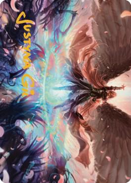 Iridian Maelstrom Art Card (Gold-Stamped Signature) trading card from Art Series: Dominaria United Iridian Maelstrom Art Card (Gold-Stamped Signature) - Art Series: Dominaria United Magic: The Gathering trading card