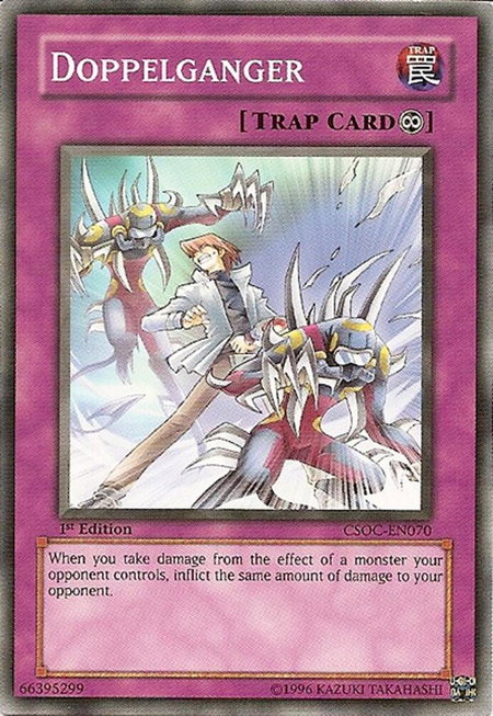 Doppelganger trading card from Crossroads of Chaos Doppelganger - Crossroads of Chaos YuGiOh trading card