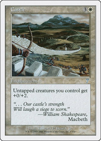 Castle trading card from 7th Edition Castle - 7th Edition Magic: The Gathering trading card