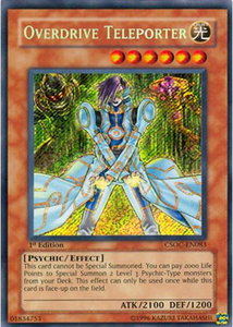 Overdrive Teleporter - Crossroads of Chaos (CSOC) #CSOC-EN083 - Secret Rare YuGiOh Trading Card