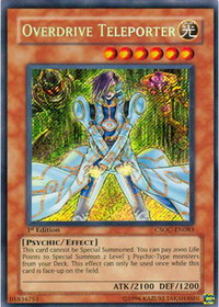 Overdrive Teleporter - Crossroads of Chaos (CSOC) #CSOC-EN083 - Secret Rare YuGiOh Trading Card