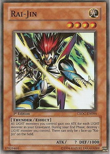 Rai-Jin - Crossroads of Chaos (CSOC) #CSOC-EN084 - Super Rare YuGiOh Trading Card