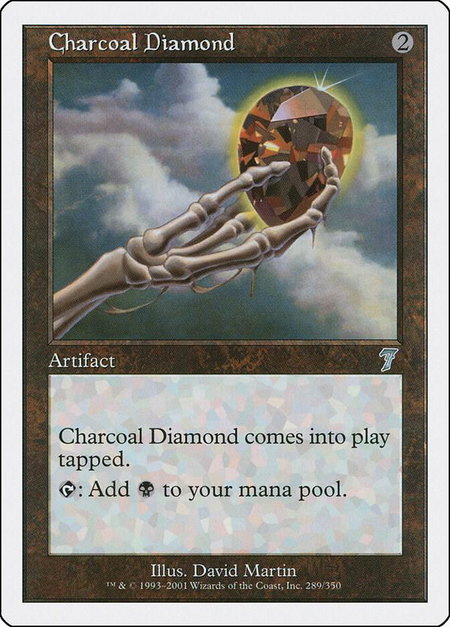 Charcoal Diamond - 7th Edition Magic: The Gathering trading card