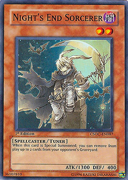 Night's End Sorcerer - Crossroads of Chaos YuGiOh trading card