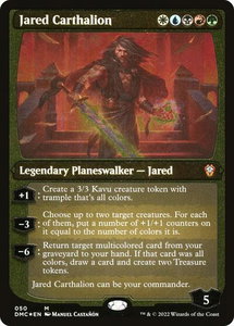 Jared Carthalion (Display Commander) - Thick Stock - Commander: Dominaria United (DMC) #50 - Mythic Rare Magic: The Gathering Trading Card