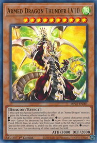 Armed Dragon Thunder LV10 - 2022 Tin of the Pharaoh's Gods (MP22) #MP22-EN001 - Ultra Rare YuGiOh Trading Card