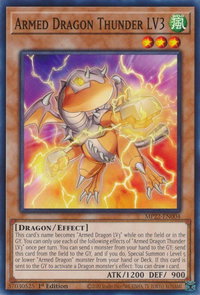 Armed Dragon Thunder LV3 - 2022 Tin of the Pharaoh's Gods (MP22) #MP22-EN004 - Common / Short Print YuGiOh Trading Card