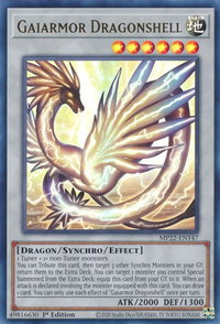 Gaiarmor Dragonshell - 2022 Tin of the Pharaoh's Gods (MP22) #MP22-EN147 - Ultra Rare YuGiOh Trading Card