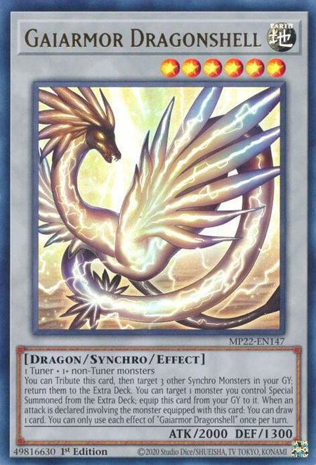Gaiarmor Dragonshell - 2022 Tin of the Pharaoh's Gods YuGiOh trading card