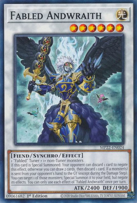 Fabled Andwraith - 2022 Tin of the Pharaoh's Gods YuGiOh trading card