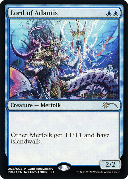 Lord of Atlantis - 30th Anniversary Promos Magic: The Gathering trading card