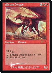 Shivan Dragon (Retro Frame) - 30th Anniversary Promos (30A-P) #4★ - Promo Magic: The Gathering Trading Card