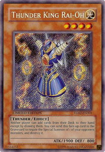 Thunder King Rai-Oh - Yu-Gi-Oh! GX Manga Promotional Cards  #YG02-EN001 - Secret Rare YuGiOh Trading Card