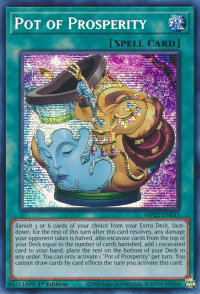 Pot of Prosperity - 2022 Tin of the Pharaoh's Gods (MP22) #MP22-EN037 - Prismatic Secret Rare YuGiOh Trading Card