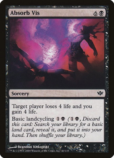 Absorb Vis - Conflux Magic: The Gathering trading card
