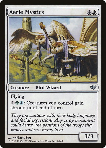 Aerie Mystics - Conflux Magic: The Gathering trading card