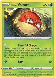 Hisuian Voltorb - 002/189 (Cosmos Holo) - Deck Exclusives (PR) #002/189 - Promo Pokémon Trading Card