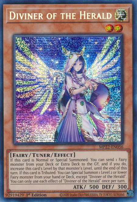Diviner of the Herald - 2022 Tin of the Pharaoh's Gods YuGiOh trading card