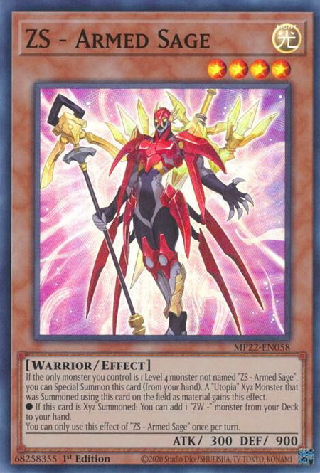 ZS - Armed Sage - 2022 Tin of the Pharaoh's Gods YuGiOh trading card