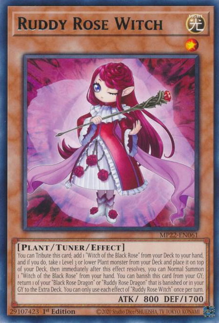 Ruddy Rose Witch - 2022 Tin of the Pharaoh's Gods YuGiOh trading card