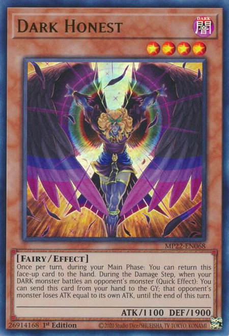 Dark Honest - 2022 Tin of the Pharaoh's Gods YuGiOh trading card