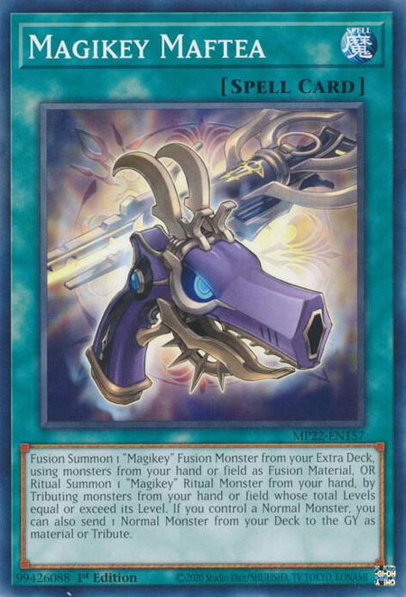Magikey Maftea - 2022 Tin of the Pharaoh's Gods YuGiOh trading card