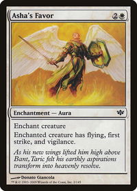 Asha's Favor - Conflux (CON) #2 - Common Magic: The Gathering Trading Card