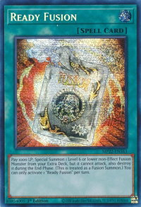 Ready Fusion - 2022 Tin of the Pharaoh's Gods (MP22) #MP22-EN163 - Prismatic Secret Rare YuGiOh Trading Card