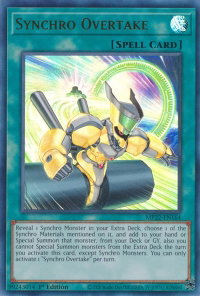 Synchro Overtake - 2022 Tin of the Pharaoh's Gods (MP22) #MP22-EN164 - Ultra Rare YuGiOh Trading Card