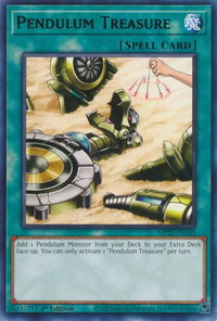 Pendulum Treasure - 2022 Tin of the Pharaoh's Gods (MP22) #MP22-EN165 - Rare YuGiOh Trading Card