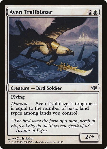 Aven Trailblazer - Conflux Magic: The Gathering trading card