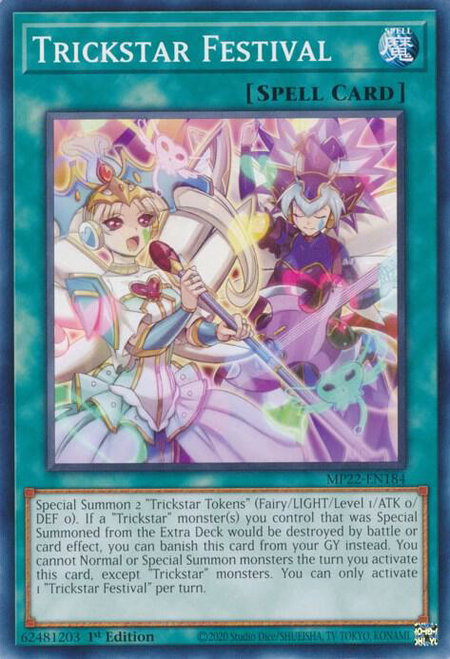 Trickstar Festival - 2022 Tin of the Pharaoh's Gods YuGiOh trading card