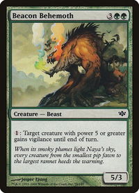 Beacon Behemoth - Conflux (CON) #78 - Common Magic: The Gathering Trading Card