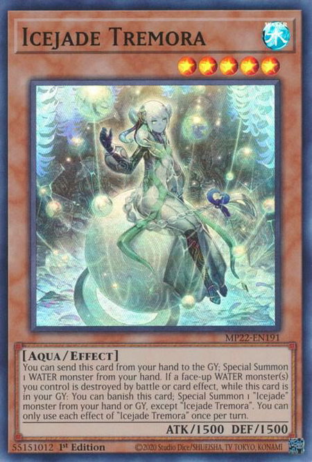 Icejade Tremora - 2022 Tin of the Pharaoh's Gods YuGiOh trading card
