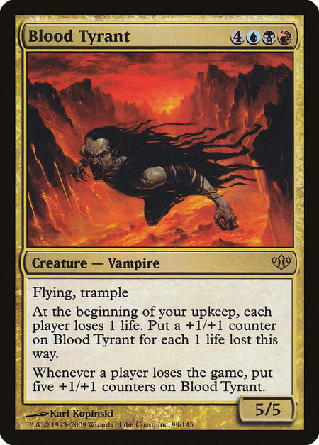 Blood Tyrant - Conflux Magic: The Gathering trading card