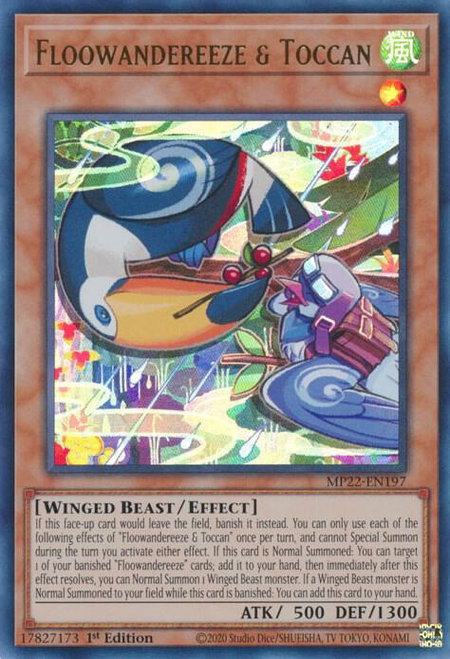 Floowandereeze & Toccan - 2022 Tin of the Pharaoh's Gods YuGiOh trading card