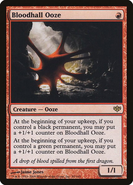 Bloodhall Ooze - Conflux Magic: The Gathering trading card