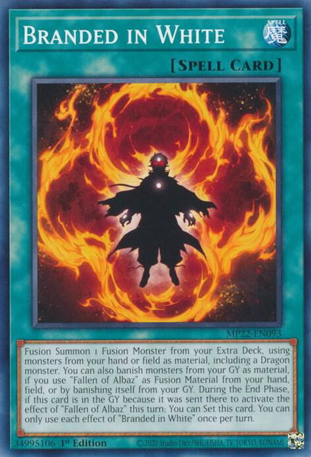 Branded in White - 2022 Tin of the Pharaoh's Gods YuGiOh trading card