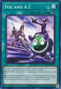 You and A.I. - 2022 Tin of the Pharaoh's Gods (MP22) #MP22-EN096 - Common / Short Print YuGiOh Trading Card
