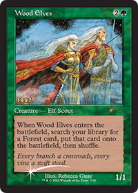 Wood Elves - 30th Anniversary Promos (30A-P) #5 - Promo Magic: The Gathering Trading Card