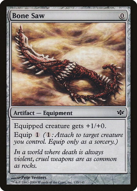 Bone Saw - Conflux Magic: The Gathering trading card