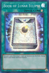Book of Lunar Eclipse - 2022 Tin of the Pharaoh's Gods (MP22) #MP22-EN099 - Super Rare YuGiOh Trading Card