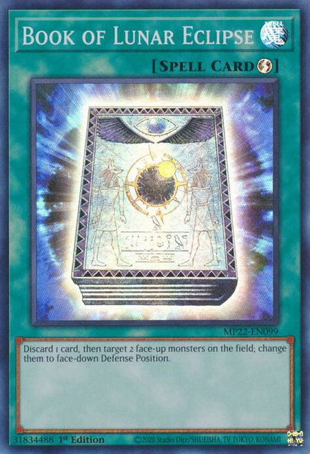 Book of Lunar Eclipse - 2022 Tin of the Pharaoh's Gods YuGiOh trading card