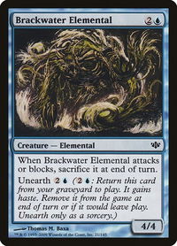 Brackwater Elemental - Conflux (CON) #21 - Common Magic: The Gathering Trading Card