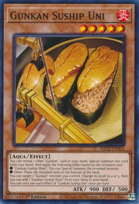 Gunkan Suship Uni - 2022 Tin of the Pharaoh's Gods (MP22) #MP22-EN201 - Common / Short Print YuGiOh Trading Card