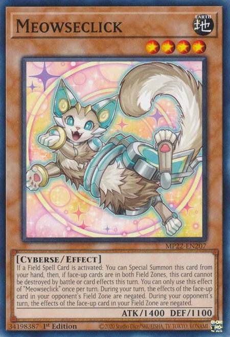 Meowseclick - 2022 Tin of the Pharaoh's Gods YuGiOh trading card