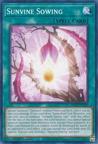 Sunvine Sowing - 2022 Tin of the Pharaoh's Gods (MP22) #MP22-EN223 - Common / Short Print YuGiOh Trading Card