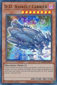 D.D. Assault Carrier - 2022 Tin of the Pharaoh's Gods (MP22) #MP22-EN233 - Ultra Rare YuGiOh Trading Card